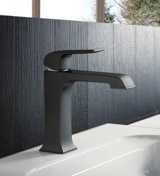 Смеситель для раковины Gappo G50 G1050 Черный матовый — фото 2, Смесители для раковины