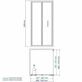 Товар: Душевая стенка WasserKRAFT Weser 100 78F10-RP100 профиль Хром стекло прозрачное - фото 5 Душевая стенка WasserKRAFT Weser 100 78F10-RP100 профиль Хром стекло прозрачное — фото 5, Боковые стенки