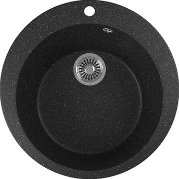 Кухонная мойка Domaci Бьелла DMC-05 GWS-05-308 Черная — фото 1, Кухонные мойки