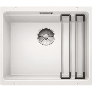 Кухонная мойка Blanco Etagon 500-U Silgranit 522231 Белая — фото 1, Кухонные мойки