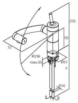 Смеситель для кухни Damixa Arc 290007464 Хром Черный — фото 7, Смесители для кухни
