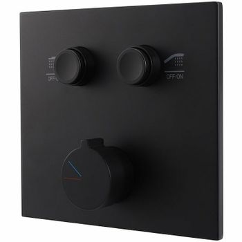 Душевая система Vincea Inspire VSFW-4I211MB Черная матовая — фото 4, Встраиваемые душевые комплекты