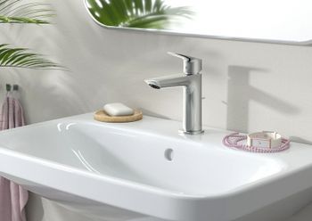 Смеситель для раковины Hansgrohe Logis Fine 71251000 Хром — фото 2, Смесители для раковины