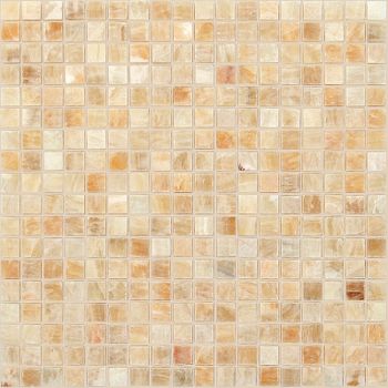 Мозаика Caramelle mosaic Pietrine 7 мм Onice beige POL 30,5x30,5 см — фото 1, Мозаика