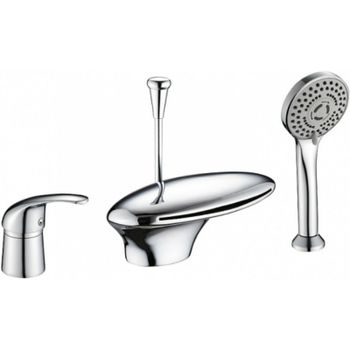 Смеситель на борт ванны Orange Iris M41-333cr Хром — фото 1, Смесители на борт ванны