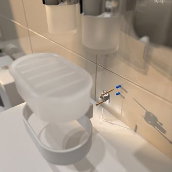 Мыльница Altasan Лотос ЛТ30БМ Белая матовая — фото 4, Мыльницы