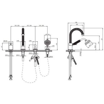Товар: Смеситель на борт ванны Cezares Aphrodite APHRODITE-BVDM-01-Bi Хром - фото 2 Смеситель на борт ванны Cezares Aphrodite APHRODITE-BVDM-01-Bi Хром — фото 2, Смесители на борт ванны