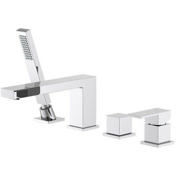 Смеситель на борт ванны Aquatek Либра AQ1648CR Хром — фото 1, Смесители на борт ванны