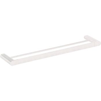 Полотенцедержатель Remer Lounge LN33BO двойной Белый матовый — фото 1, Полотенцедержатели