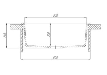 Кухонная мойка Aquaton Делия 60 1A715232LD260 Латте — фото 7, Кухонные мойки
