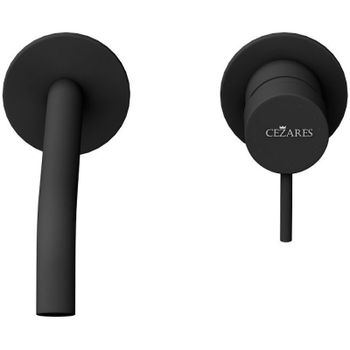 Смеситель для раковины Cezares Leaf LEAF-BLI2-L-NOP Черный матовый — фото 2, Смесители для раковины