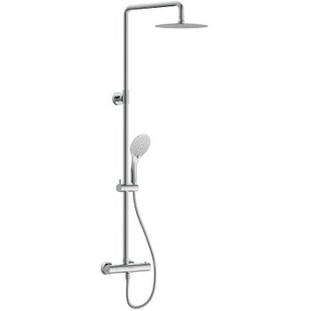 Душевая система Cersanit Brasko 64526 с термостатом Хром — фото 1, Душевые стойки