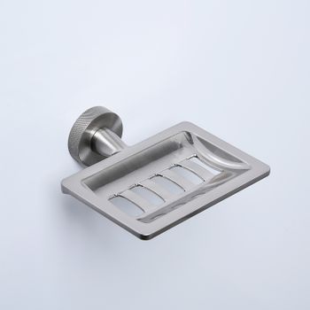 Мыльница WasserKRAFT Tauber K-64469 Никель — фото 2, Мыльницы