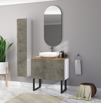 Зеркало Marka One Lola 50 У85580 с подсветкой Холодный свет 300 LED — фото 3, Зеркала в ванную комнату