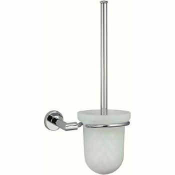 Ершик для унитаза Nofer Line 16518.S Хром матовый — фото 1, Ершики для унитаза