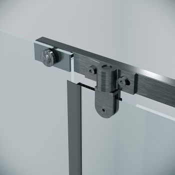 Душевой уголок Grossman Pragma 100х90 120.K33.03.1090.42.00 профиль Графит сатин стекло прозрачное — фото 7, Прямоугольные душевые уголки