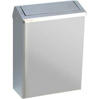 Ведро для мусора Nofer 14078.В Глянцевая нержавеющая сталь — фото 1, Мусорные ведра