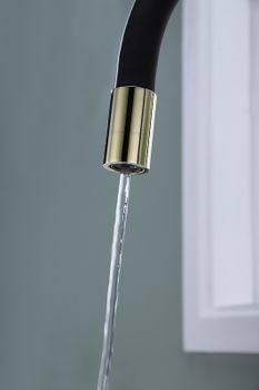 Смеситель для кухни Paulmark Salix Sa213419-G Золото — фото 8, Смесители для кухни