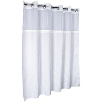 Штора для ванны Fixsen FX-3319E 180х180 Белая — фото 1, Шторы для ванной