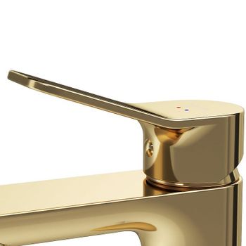 Смеситель для раковины AM.PM X-Joy F85A02199 Золото — фото 9, Смесители для раковины