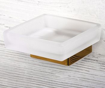 Мыльница WasserKRAFT Sauer K-7929 Золото — фото 3, Мыльницы