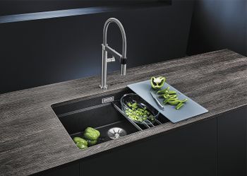 Кухонная мойка Blanco Etagon 700-U Silgranit 525171 Белая — фото 6, Кухонные мойки