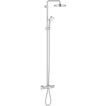 Душевая система Grohe Tempesta Cosmopolitan System 26223001 с термостатом Хром — фото 1, Душевые стойки
