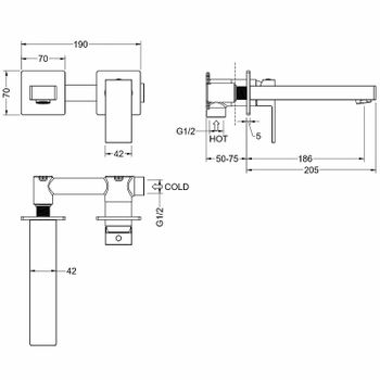 Смеситель для раковины Aquatek Либра AQ1613CR Хром — фото 5, Смесители для раковины