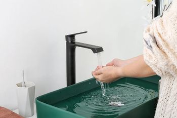 Смеситель для раковины Frap H71-6 F1071-26 Черный матовый — фото 13, Смесители для раковины