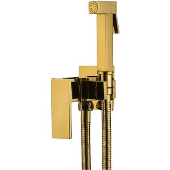 Гигиенический душ со смесителем Frap F7506-3 Золото — фото 1, Гигиенические души