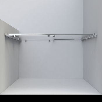 Душевая дверь Vincea Garda 105 VDS-1G105CLB профиль Черный стекло прозрачное — фото 4, Раздвижные душевые двери