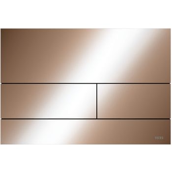 Клавиша смыва Tece Square II 9240841 для унитаза PVD Polished Red Gold — фото 1, Кнопки смыва