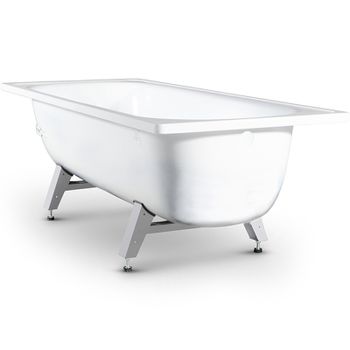 Стальная ванна ВИЗ Antica A-60001 160х70 без антискользящего покрытия — фото 3, Стальные ванны