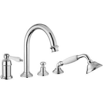 Смеситель на борт ванны Cezares Aphrodite APHRODITE-BVDM-01-Bi Хром — фото 1, Смесители на борт ванны