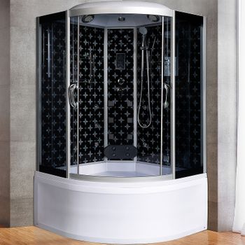 Душевой бокс River Temza 120x120 ТН 10000001552 с поддоном — фото 1, Душевые боксы