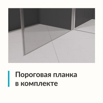 Душевая дверь  80*195 RGW Dolphin TN-03 Хром/Прозрачное/6 мм (Easy) — фото 5, Распашные душевые двери