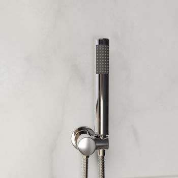 Комплект RGW SP-370 Хром/Излив (Головной душ/смеситель/ручной душ/излив) — фото 4, Встраиваемые душевые комплекты