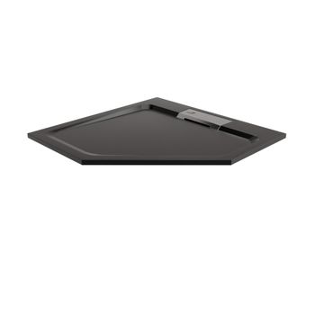 Душевой поддон  90*90*3 RGW STA-61 Черный/Трапеция   — фото 3, Душевые поддоны из искусственного камня