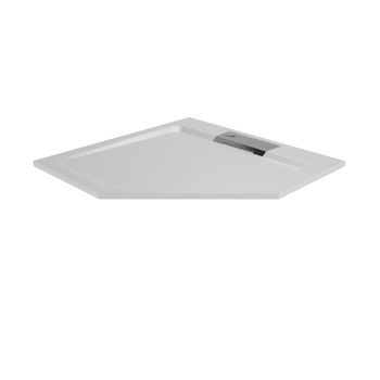 Душевой поддон  90*90*3 RGW STA-61 Белый/Трапеция   — фото 4, Душевые поддоны из искусственного камня