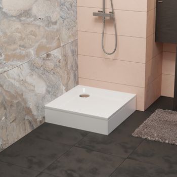 Душевой поддон  80*80*3,5 h23 RGW STYLE /Квадрат Ø 90 мм  (FW5-8) — фото 4, Акриловые душевые поддоны