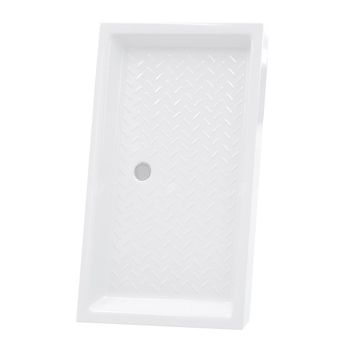 Душевой поддон  80*140*10 RGW CR-148 /Прямоуг Ø 60 мм Керамический — фото 4, Керамические душевые поддоны