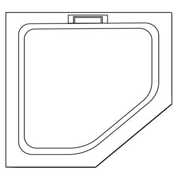 Душевой поддон  90*90*3 RGW STA-61 Белый/Трапеция   — фото 5, Душевые поддоны из искусственного камня