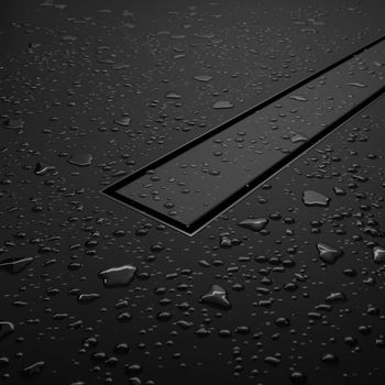 Душевой трап RGW SDR-31B-60 прямой 600 черный Ø 50 мм на ножках, с решеткой — фото 5, Трапы для душа