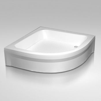 Душевой поддон  80*80*15 h27 RGW BР/CL-S /Полукруг Ø 60 мм  (FW5-5) — фото 2, Акриловые душевые поддоны