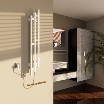 Электрический полотенцесушитель Altasan БризПроф 120х17 БризПроф12017БМ Белый матовый — фото 4, Электрические полотенцесушители