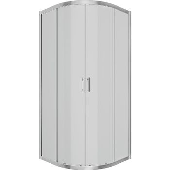 Душевой уголок Ambassador Kingston 90х90 114011104 профиль Хром стекло прозрачное — фото 10, Душевые уголки четверть круга