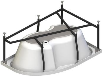 Акриловая ванна Radomir Vannesa Ирма 3 160x105 L 2-01-0-1-1-229 Белая без гидромассажа — фото 5, Акриловые ванны