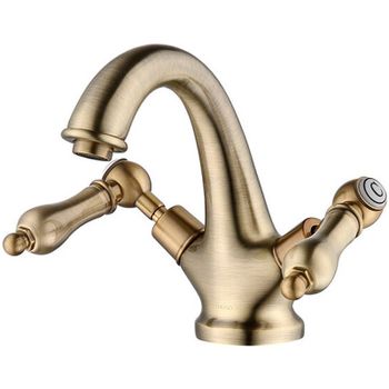 Смеситель для раковины Caprigo Adria-Classic Metal Edition 03M-520-vot Бронза — фото 1, Смесители для раковины