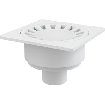 Трап для душа Alcaplast APV16 с решеткой Хром — фото 1, Трапы для душа