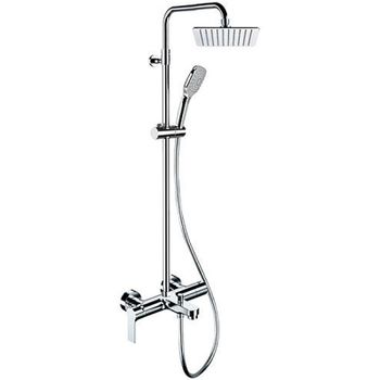 Душевая система Remer Energy EY34A8CPUFD25G Хром — фото 1, Душевые стойки